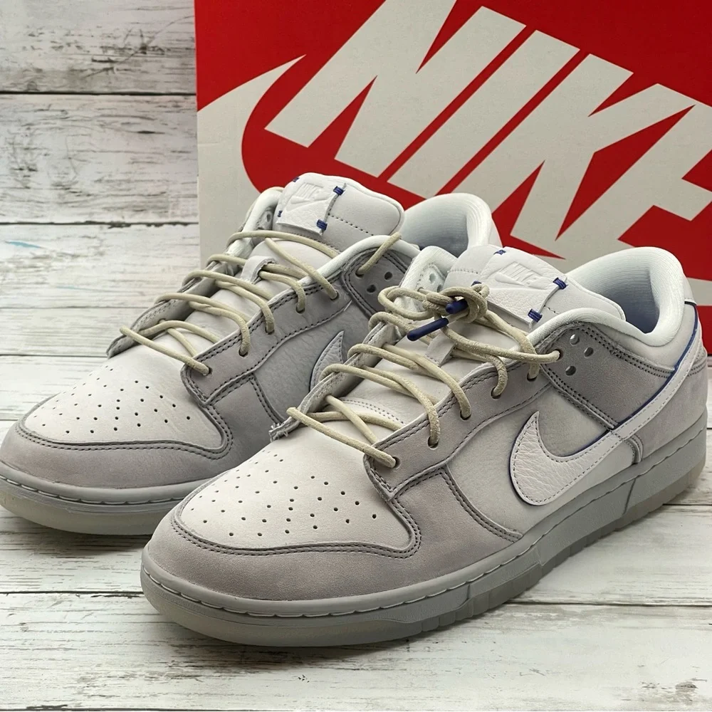 Nike Dunk Low Wolf Grey Pure Platinum Men's Sneaker DS 100% Authentic - Picture 3 of 16